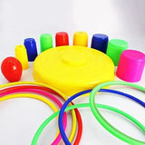 Quoits Stacking Ring Tower Children Kids Ring Toss Quoits Toy Tower Stacking Play Game Educational Games Educational Games. Toys & Games Sports & Outdoor Play Toys Sports