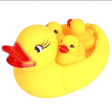 soft rabert baby duck bath toys set water toys boy and girl