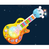 Electronic Guitar Piano Instrument Multi-Function Lighting Teaching Animal Enlightenment Baby Toy