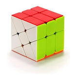 Cuber Speed Windmill 3x3 stickerless Bright Magic Cube Wheel Color 3x3x2 Speed Cube Puzzle | Fisher Cube