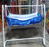 Baby Cradle Swing For Newborn In Multicolors With Mosquito Net