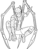 Coloring Book Spider man Super Hero Color & Painting Activity For Kids