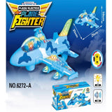 Flash Electric Airplane Plane Fighter Kids Play Music Lights Toy