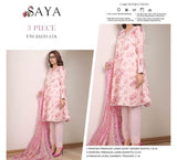 Saya Lawn | Unstitched Original 3pc Printed New Collection Casual Wear